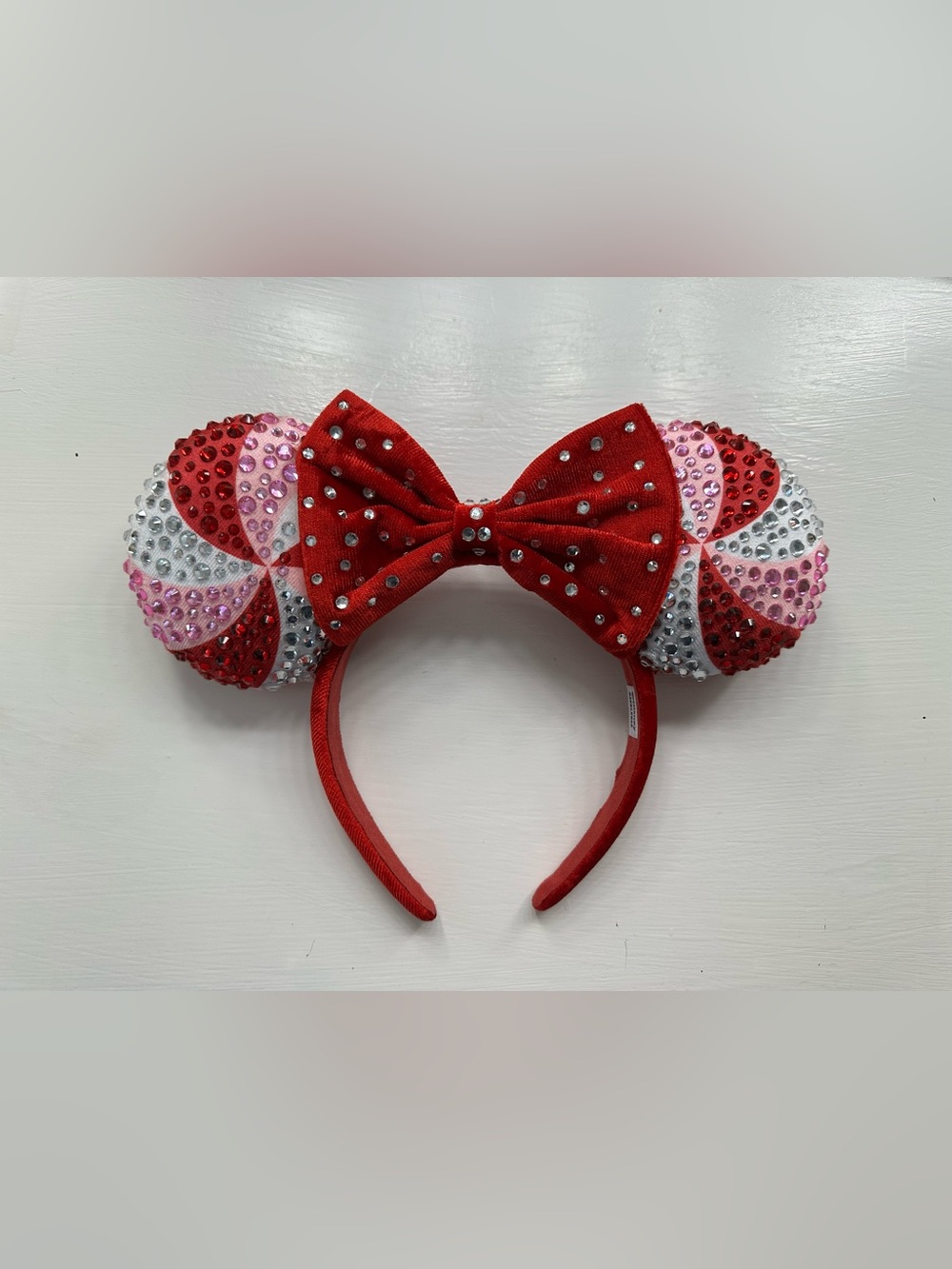 Minnie Mouse Bauble Bar Candy Cane Ears NWOT